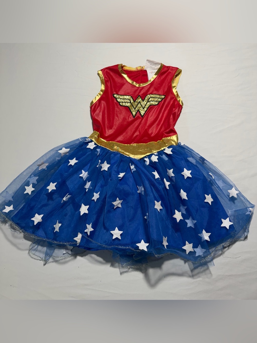 DC Wonder Woman Red, Blue & Gold Tutu Dress Costume
